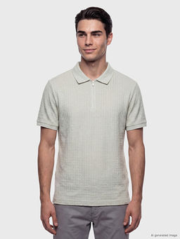 Polo Yaka Dokulu Erkek Ti??rt