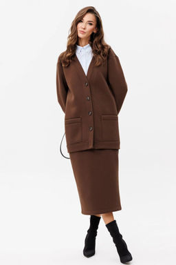 Костюм GO F7052/23-03.164-170 коричневый - Pirs фото 4