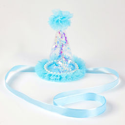 Цена за 6 шт. Колпак Праздник, цвет голубой