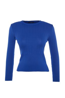 Mavi Basic Bisiklet Yaka Triko Kazak TWOAW23KZ01249