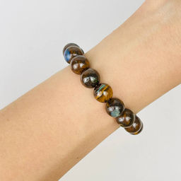 Браслет из древесного Опала 18,5 см