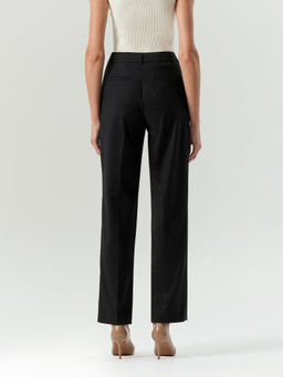 Брюки зауженного кроя из костюмной шерсти, D001/aspect - Emka фото 4