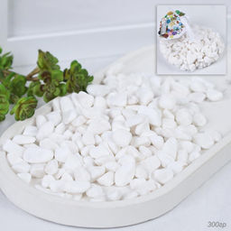 Декоративные камни 300г / 7-45 /уп 80/белые - Галеонтрейд фото 2