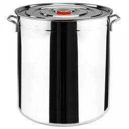 Цилиндр Кастрюля из нержавеющей стали 50л, д42см, h43см, s0,45мм, крышка и ручки металлические, без теплораспределительного дна (Китай) ДОПУСКАЮТСЯ: на корпусе незначительные потертости внутри и снаружи. Товар возврату и обмену не подлежит.