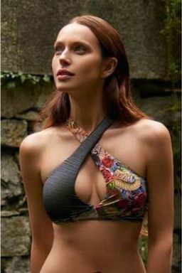 -45% БЮСТГАЛЬТЕР КУПАЛЬНЫ Milavitsa 470029/810 телесный набивной  фото 2