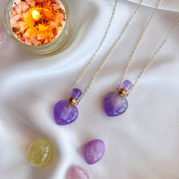 Кулон "Флакон" из Аметиста