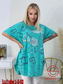 Женская удлиненная футболка