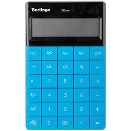 Калькулятор настольный Berlingo "Power TX" CIB_100, синий, 12-разрядный, 165*105*13мм, дв.питание