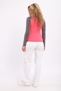 Лонгслив женский с длинным рукавом реглан