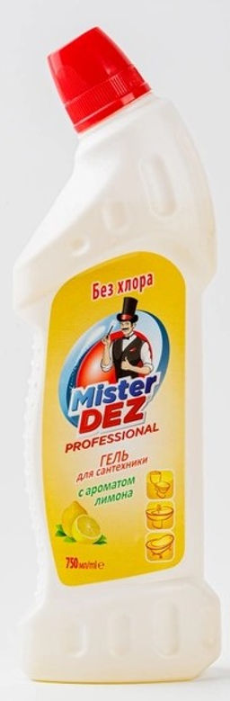 Mister Dez PROFESSIONAL Гель для сантехники с ароматом Лимон (750мл).24