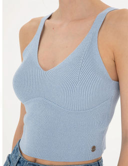 Mavi Crop Top Triko Bluz