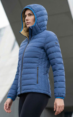 Куртка женская стёганая с капюшоном с графеновой подкладкой черного цвета 9624_1Ch - Valianly фото 89