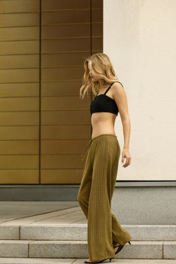 Pantal?n de punto con cord?n de ajuste - H&m фото 6