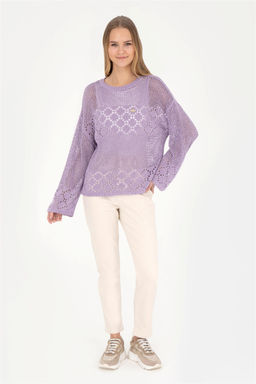 Женский сиреневый свитер - U.s. polo assn фото 4