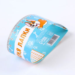Цена за 10 шт. Линейка-закладка, картон, 25 см «Корги»