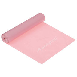 Эспандер ленточный для фитнеса ONLYTOP, 150×15×0.05 см, 20 кг, цвета МИКС