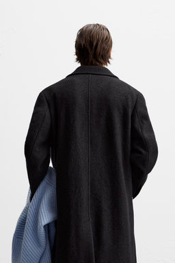BOUCLE TEXTURED WOOL COAT - Zara фото 4