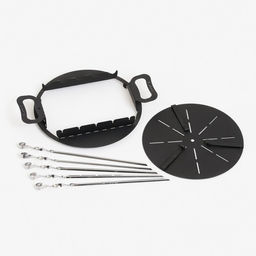 Подставка для шампуров на учаг для казана 8л (с шампурами 5шт.) - Simaland фото 2