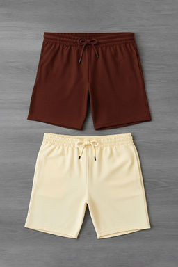 Kahverengi-Tas Basic Regular/Normal Kesim Duz 2li Paket Sort TMNSS21SR0095