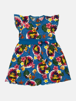 Платье супрем сзади застежка, арт.C-PL069-SU, Светлана, синий кокос