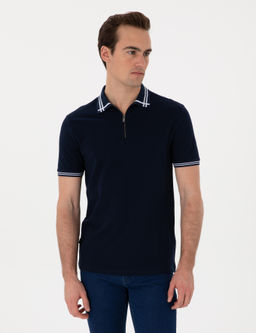 Lacivert Slim Fit Ti__rt