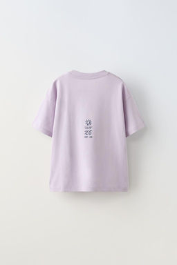 T-SHIRT WITH LABEL PRINT - Zara фото 2