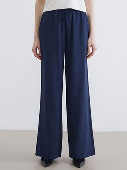 Beli Lastikli Modal Kar???ml? Kad?n Pantolon