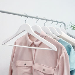 Набор вешалок дерев., 6 шт., прямых, с переклад., 44.5*23*1.2 см, цвет сиреневый, LAV, шт - Valiant фото 22