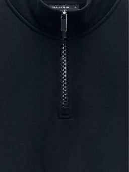 Толстовка из 100% хлопка на молнии / Zarina