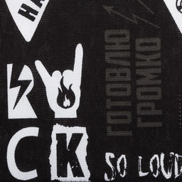 Набор кухонных полотенец Доляна Les't rock, 35х60 см - 4 шт, 100% хл  фото 4