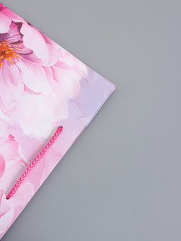 Пакет подарочный ламинированный «Пионы», 26×12×32 см