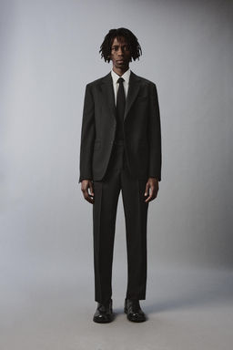 PANTAL?N TRAJE 100% LANA / Negro