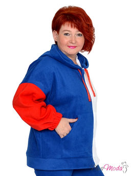 Толстовка Модель №1437 размеры 44-84 - Plusmoda фото 4