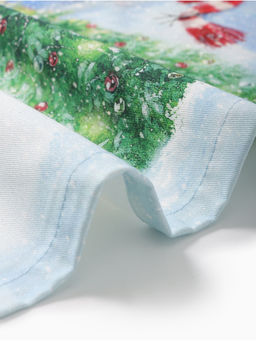 Скатерть новогодняя Этель. Рождественский вечер, 150?220 см, с ВГМО, 100% хлопок, саржа 190 г/м?