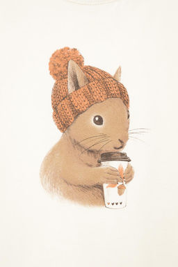 КР 302185/молочный фуфайка для дев