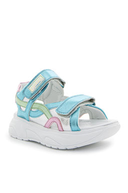 K_z _ocuk Mavi Sandalet