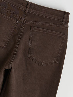 Y?ksek Bel WideLeg Kad?n Jean Pantolon