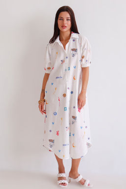 Martichelli Платье летнее с принтом  фото 5