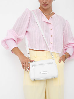 Сумка 1024CH white  Polina&Eiterou