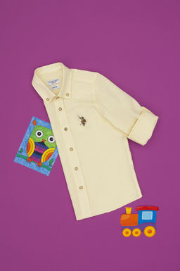 Erkek _ocuk Limon Uzun Kollu Basic G_mlek
