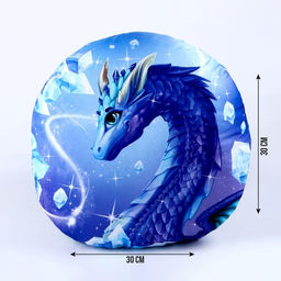 Подушка круглая Алмазный дракон - Mni mnu фото 2