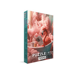 ФРЕЯ Пазл 1000 элемент. PZL-1000/82 Фламинго на релаксе