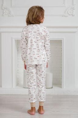 Пижама детская из интерлока Потешка кролик бежевый - Амадэль фото 8