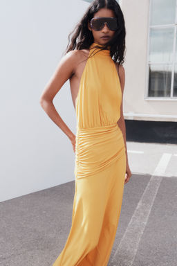 Vestido halter drapeado - H&m фото 8