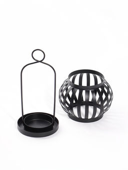 Подсвечник "Аборигенка" металл (d 4 см) 19,5х8х18,5 см