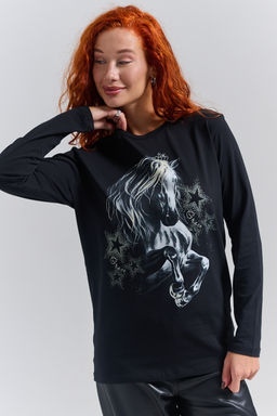 8575 футболка с дл.рукавом унисекс