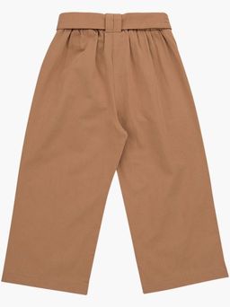 Брюки палаццо для девочки UD 7668 св.коричневый - Mini maxi фото 4