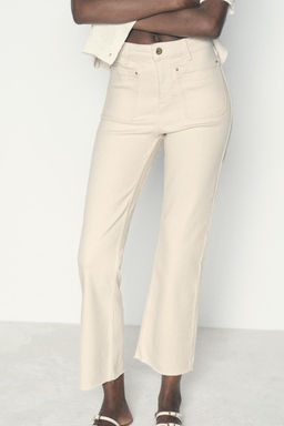 Z1975 HIGH-WAIST MINI FLARE JEANS - Zara фото 11