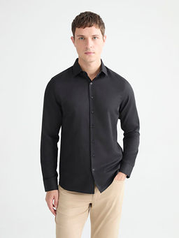 Slim Fit Uzun Kollu Arm?rl? Erkek G?mlek