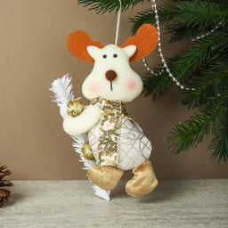 Цена за 1 шт. Новогоднее украшение 14х21 см / LC24Y-013 /уп 150/600/ (Дед Мороз ) - Галеонтрейд фото 4